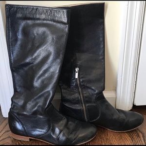 Tall Black Frye Boots